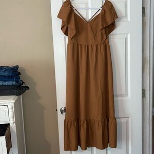 SHEIN 2XL Back is open long maxi dress